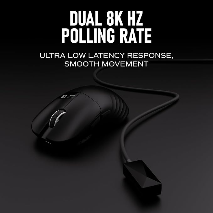 Chilkey Glacier LW 8K M Wireless Gaming Mouse - 49g Super Lightweight - Dual 8K