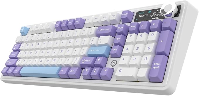AK980 97Keys Tri-Mode Full Mechanical Keyboard, Gasket-Mounted, Hot-Swappable