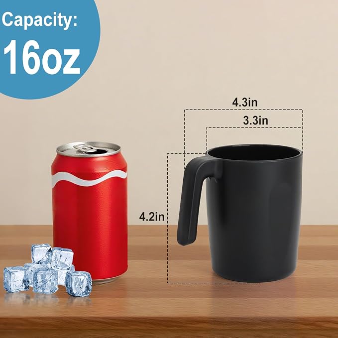 Wheat Straw Coffee Cups 16 OZ, Wheat Straw Cups