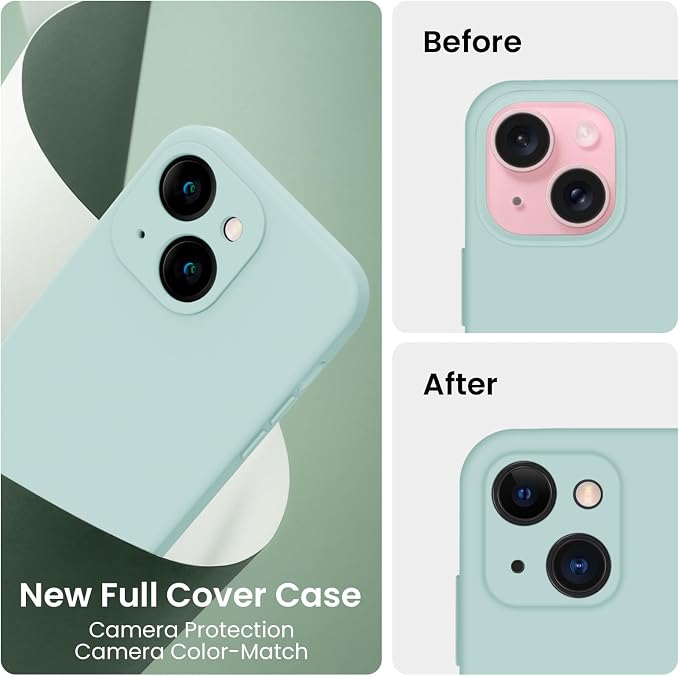 FireNova Designed for iPhone 15 Case, Silicone Upgraded Phone Case with