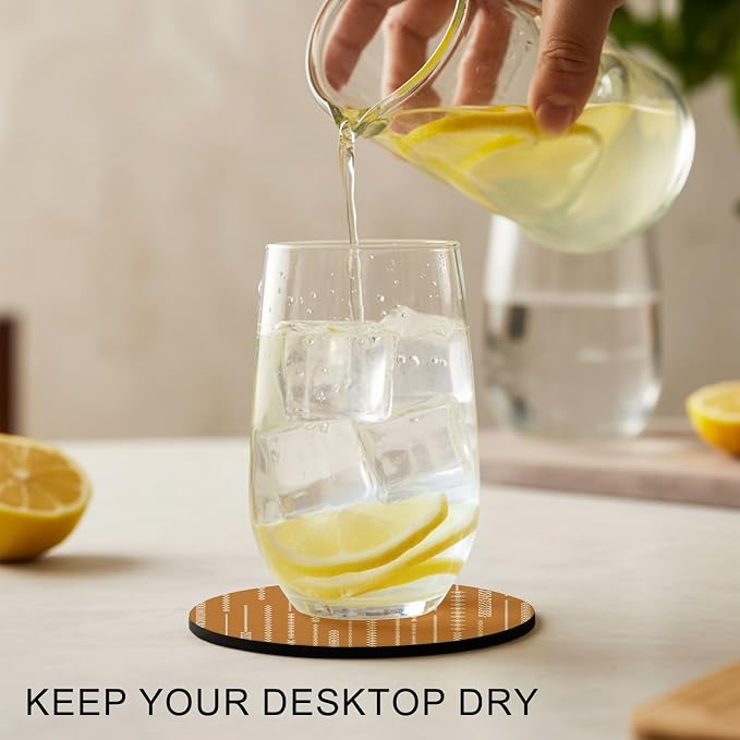 Vintage Simple Coasters Set of 4 Absorbent Coasters