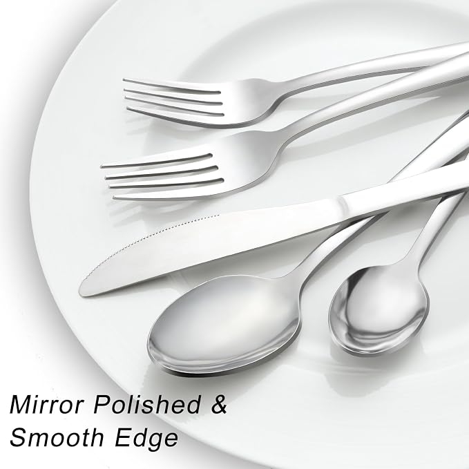 Pleafind 72-Pieces Silverware Set