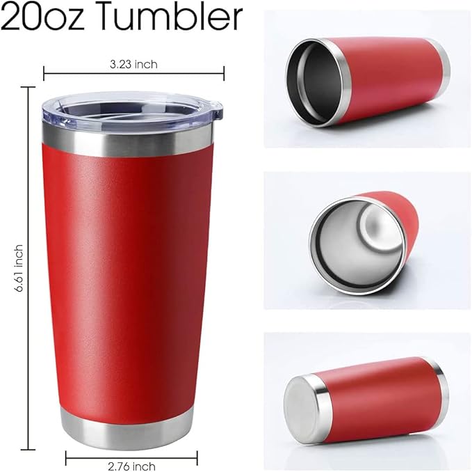 HASLE OUTFITTERS 20oz Tumblers Stainless Steel Mugs