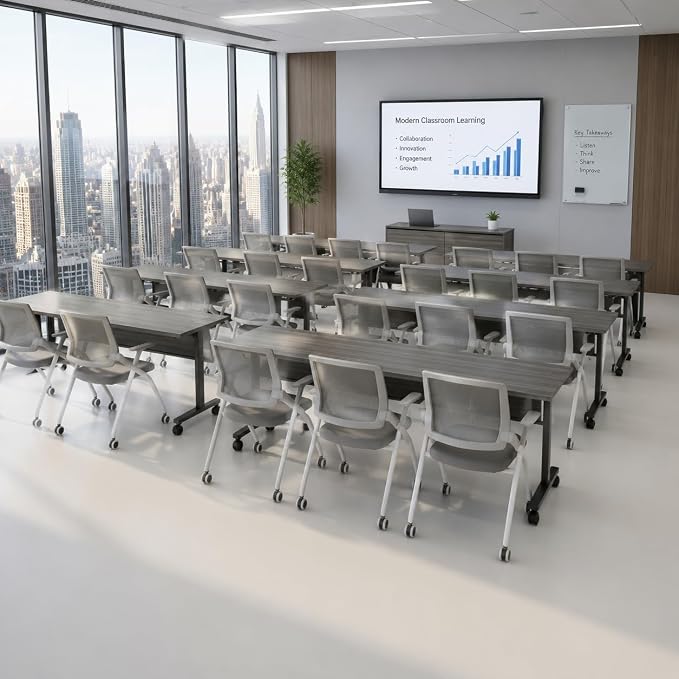 8 Pack Folding Office Chair