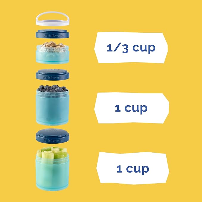 Whiskware Stackable Snack Containers