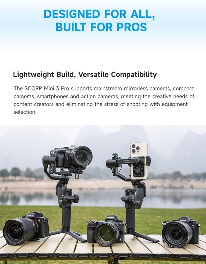 FeiyuTech SCORP Mini-3-Pro Gimbal Stabilizer