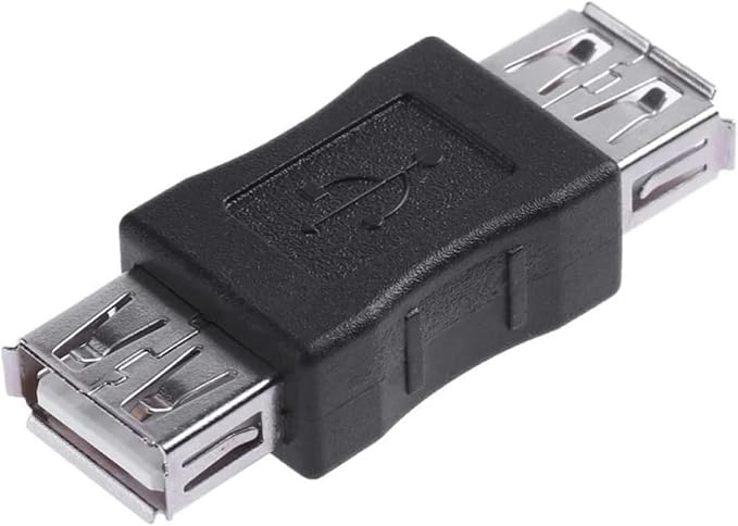 Cmple - USB Female to Female Coupler Adapter Straight Bridge USB 2.0 Type-A