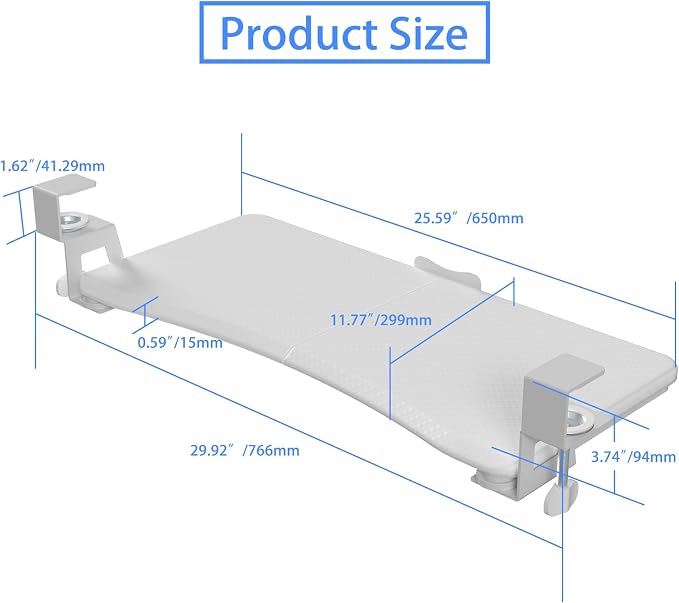 suptek Keyboard Tray Under Desk Pull Out