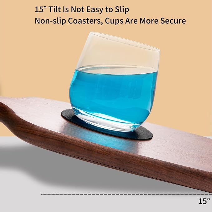 Faux Leather Drink Coasters