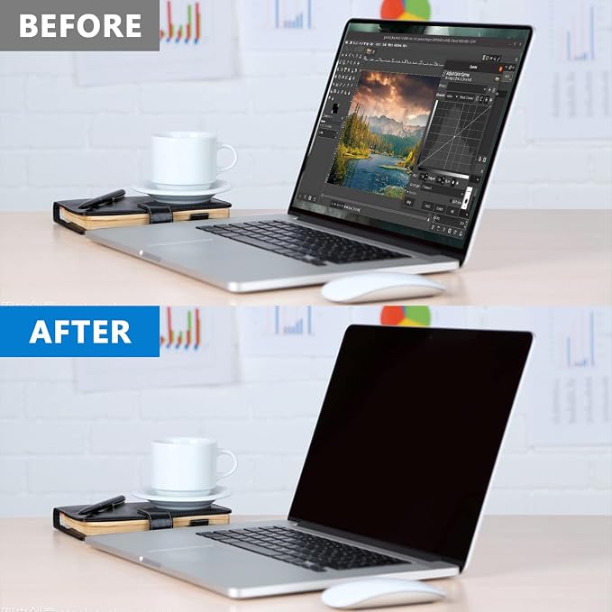 Privacy Screen Protector for MacBook Pro 14 Inch 2021-2024, Removable Privacy