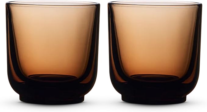 Fellow Pirch Cappuccino Cups 6.5 oz, Weighted Glass