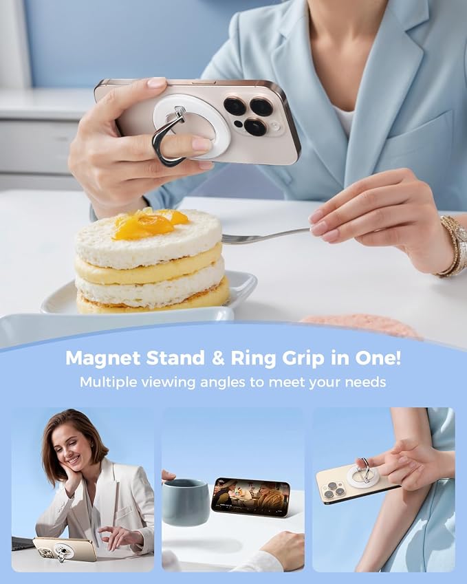 SUPERONE for Magsafe Ring Holder, Magnetic Phone Grip