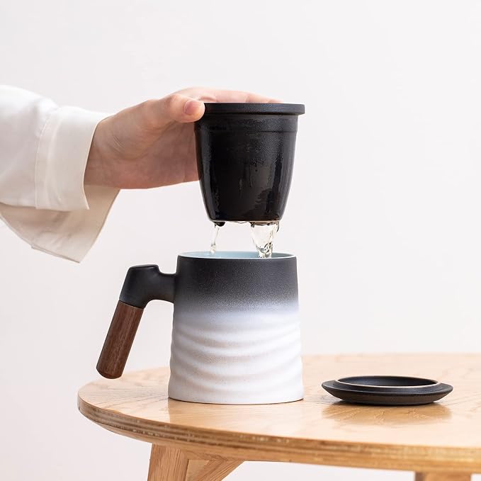 ZENS Tea Mug with Infuser and Lid