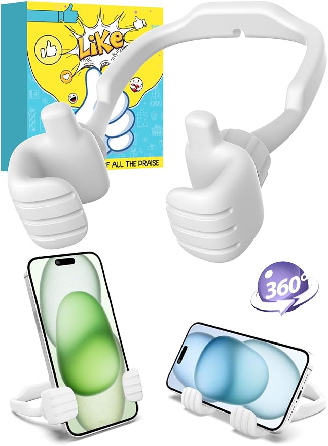 Back to School Supplies Gifts for Boys Girls: Thumbs Up Lazy Phone Stand Holder