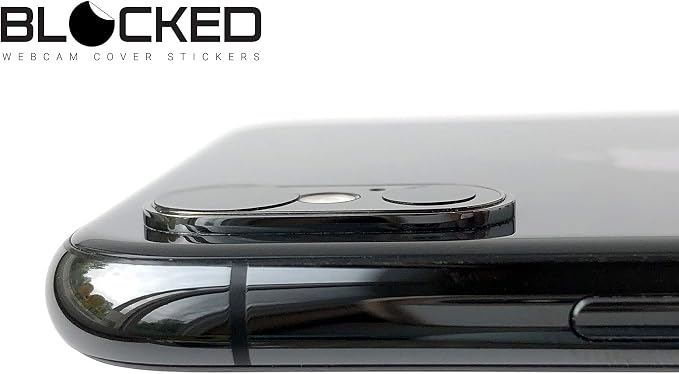 Webcam/Camera Vinyl Covers | 57 Low-Tack Reusable Webcam Sticker | 3-Sizes |