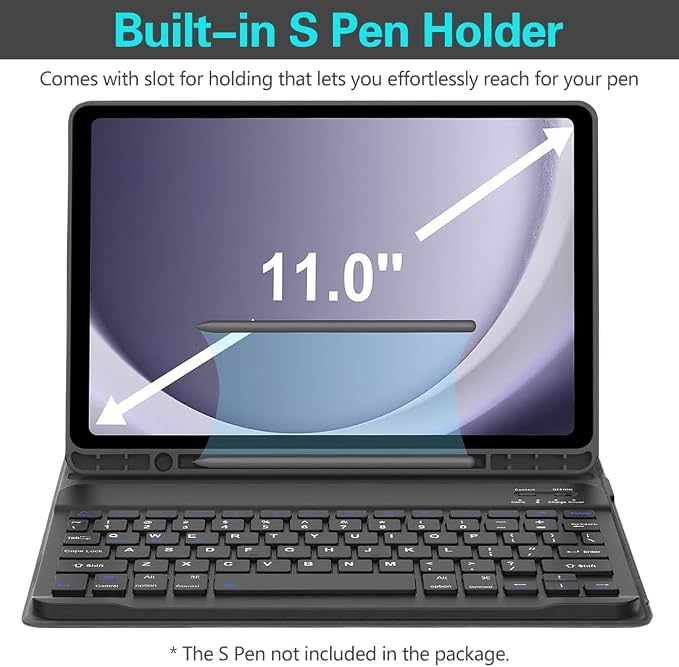 Keyboard Case for Samsung Galaxy Tab A9 Plus 5G 11 inch 2023, Magnetic