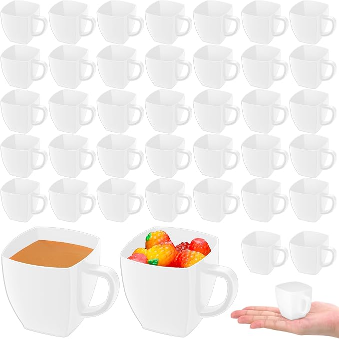 Amyhill 100 Pcs Mini Disposable Tea Cups