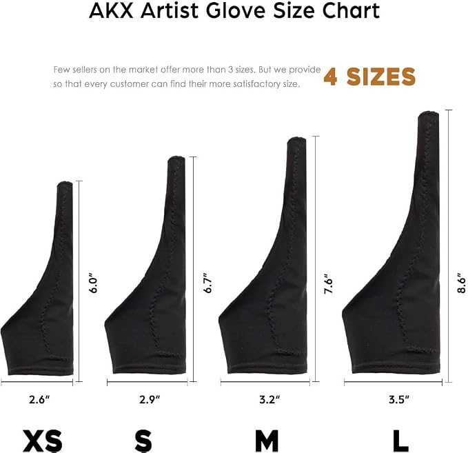 AKX Artist Drawing Glove Small