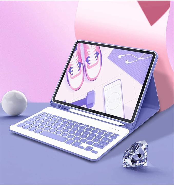 AnMengXinLing Keyboard Case for iPad 11th/iPad 10th Generation 2022