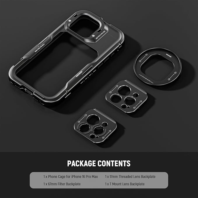 NEEWER 16 Pro Max Cage, Quick Release Video Rig Phone Stabilizer Compatible