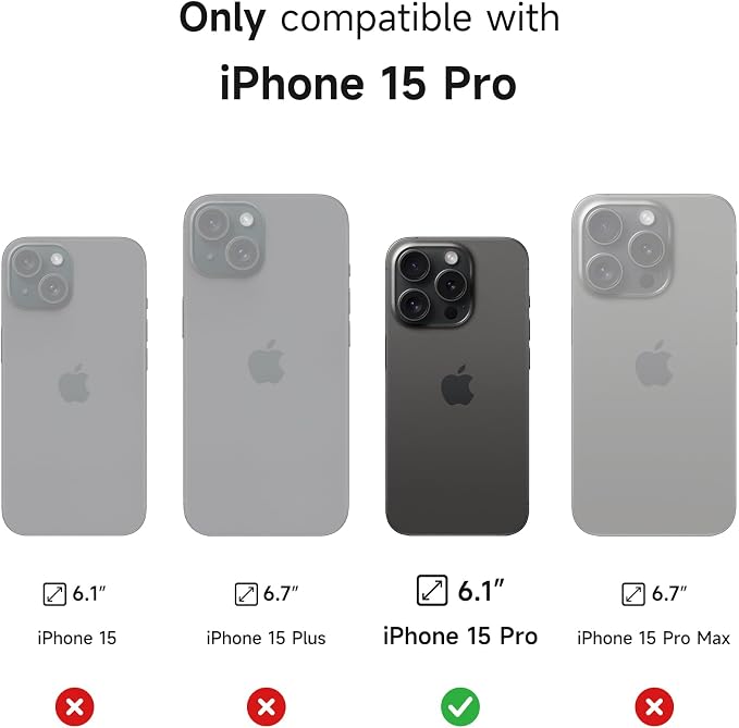 SURITCH for iPhone 15 Pro Case