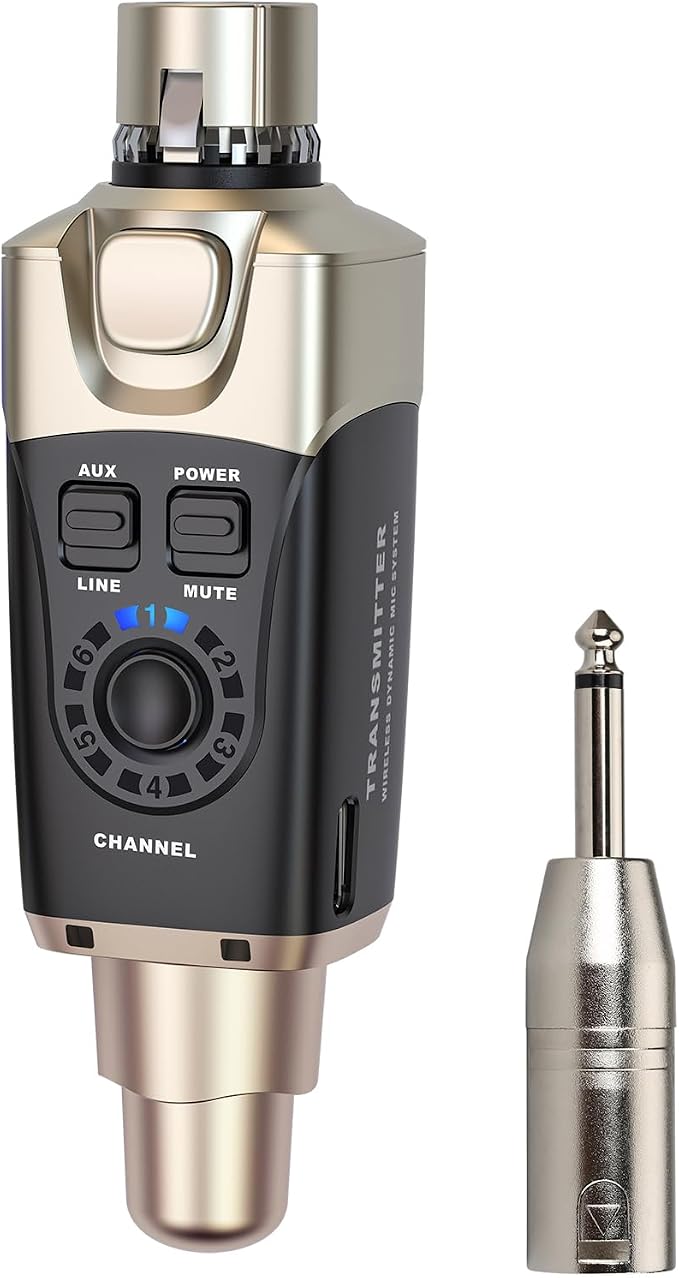 Xvive U45 Wireless in Ear Monitor System Transmitter, 5.8ghz IEM System