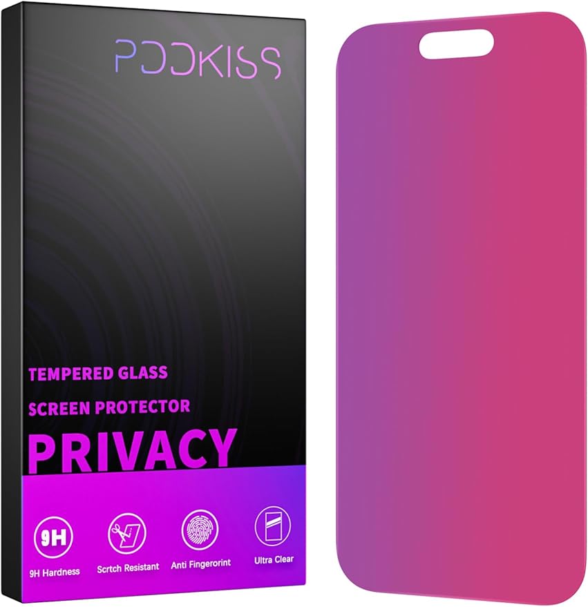 Compatible for iPhone 15 Pro Max Privacy Screen Protector Tempered Glass 6.7
