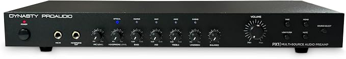 PX1 High Definition Multi-Source Hi-Fi Home Audio Stereo Preamplifier