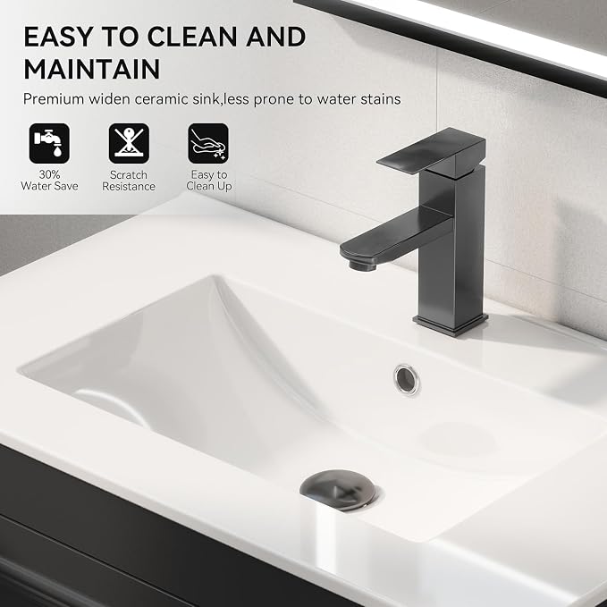 30" Floating Bathroom Vanity