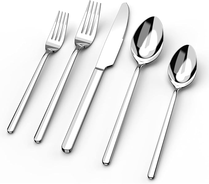 Silverware Set, 20 Piece Flatware Cutlery Set