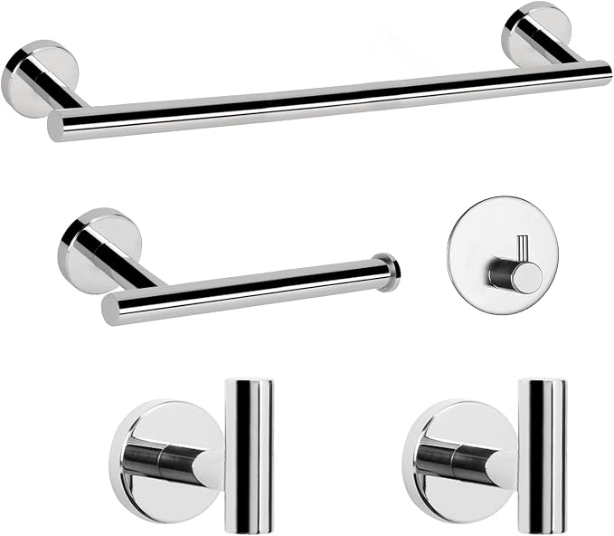 Bathroom Hardware Set SUS 304 Thicken Stainless Steel-Towel Bar Set
