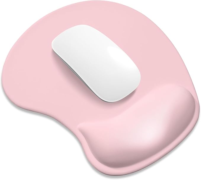 ITNRSIIET Ergonomic Mouse Pad, Cushioned Gel Wrist Rest, Non-Slip Base