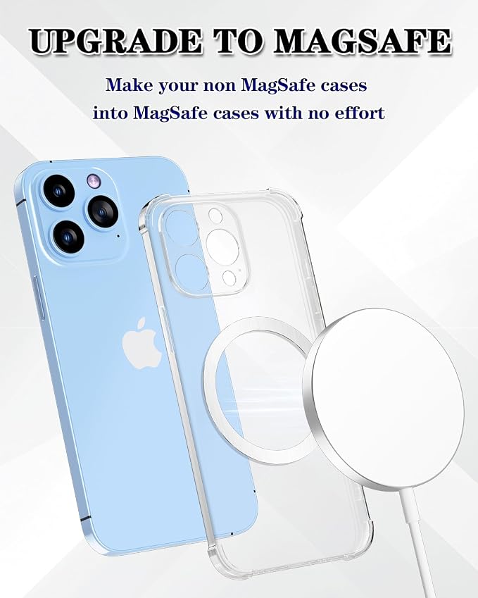 Metal Rings, Ultra-Thin for MagSafe Sticker, Magnetic Adapter, Phone