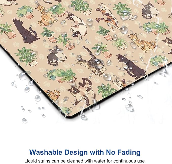 Hokafenle Cute Cats Pattern Mouse Mat