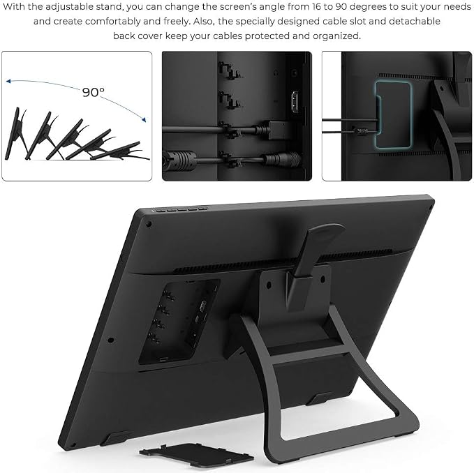 Drawing Tablet with Screen XPPen Artist 22 2nd Computer Graphics Tablet 122%