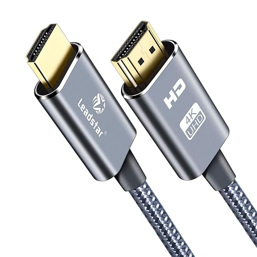LEADSTAR HDMI Cable 4K 10 ft / 3m, High Speed HDMI 2.0 Cord Braided | 4K@60Hz
