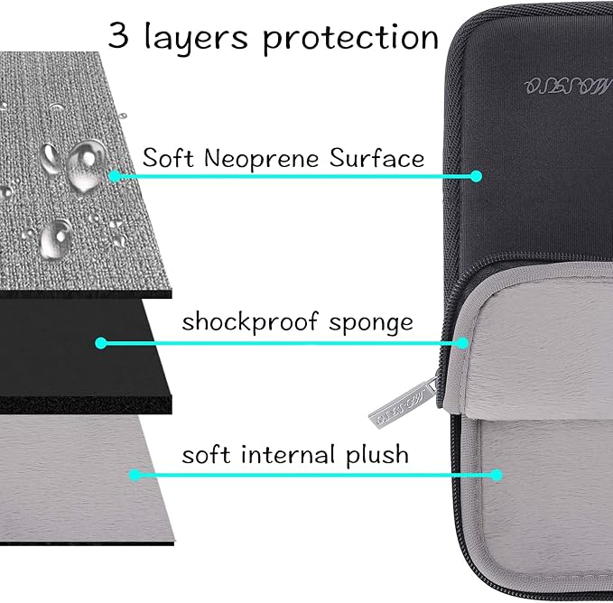 MOSISO Laptop Case 13.3 inch, 13-13.3 inch Laptop Sleeve Bag Compatible