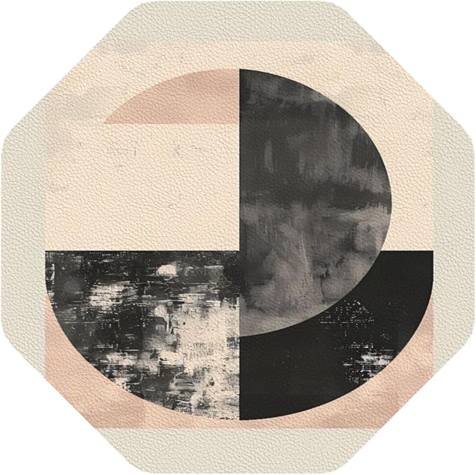 Minimal Abstract Shapes Print Coasters