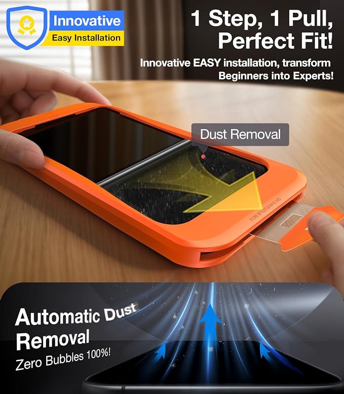 UltraGlass Ultra 9H+ Glass for iPhone 14 Pro Privacy Screen Protector Glass