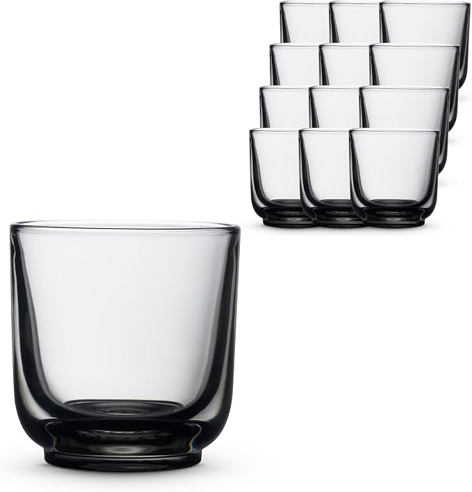 Fellow Pirch Cappuccino Cups 6.5 oz, Weighted Glass