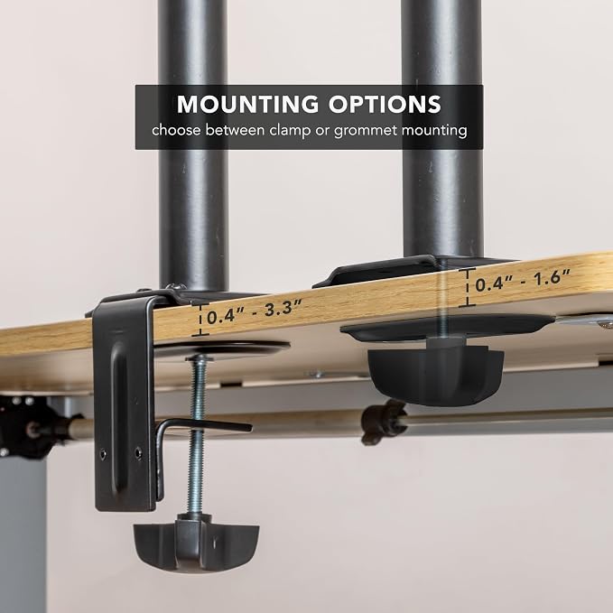 Mount-It! Single Monitor Desk Mount – Computer Screen Stand