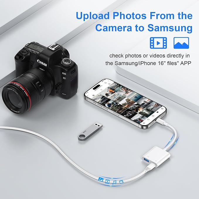 USB C to USB Camera Adapter
