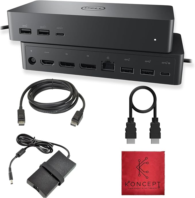 UD22 Dell Universal Docking Station USB-C/USB-A Supports Dual/Triple & 4