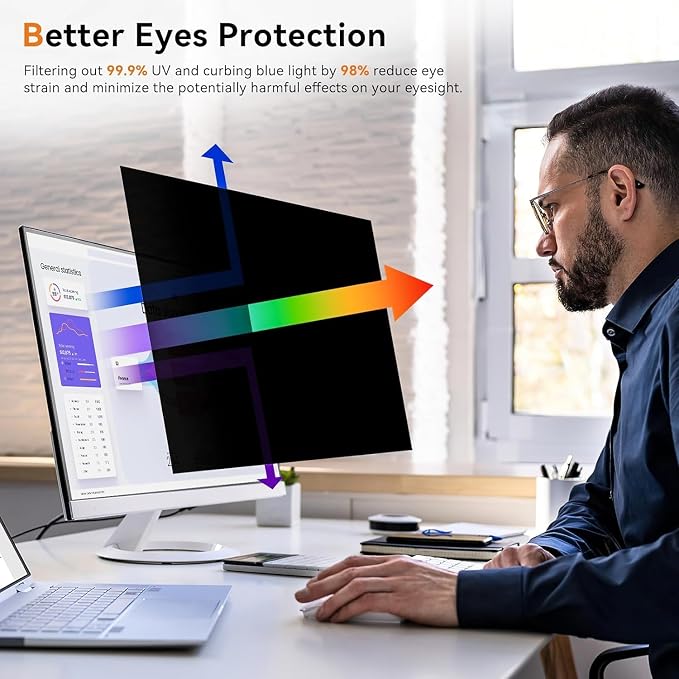 27 Inch 16:9 Computer Privacy Screen Filter