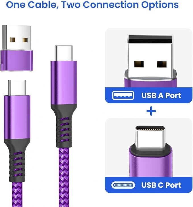 Elebase USB Type C to C 100W Cable 3.3FT