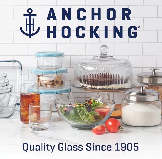 Anchor Hocking 2 Cup Glass Storage Containers