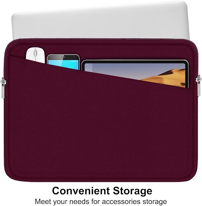 Laptop Sleeve 15.6 inch, Durable Computer Carrying Bag Protective Case