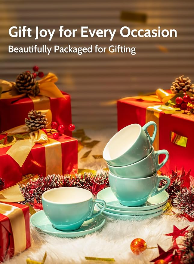 Sweese 6 Ounce Cappuccino Cups