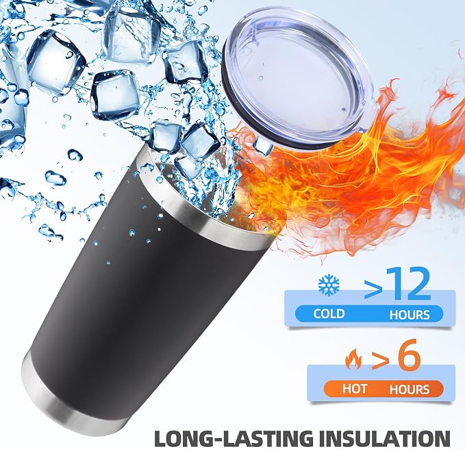 Volhoply 20oz Stainless Steel Tumbler