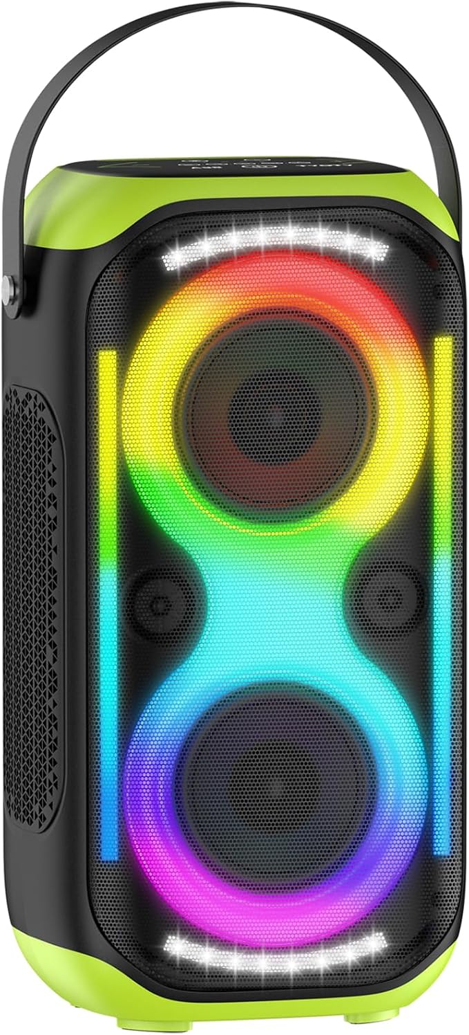 Bluetooth Speaker 160W Loud Wireless Boombox Portable Big Powerful Deep Bass